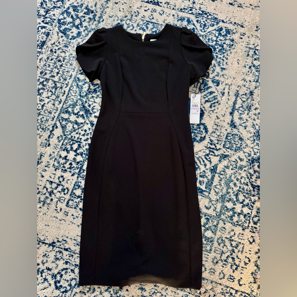 Calvin Klein Black Midi Dress